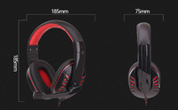 Casque de jeu filaire à son surround avec prise 3,5 mm et micro compatible avec PS4 Xbox One PC Ordinateur portable pour les joueurs