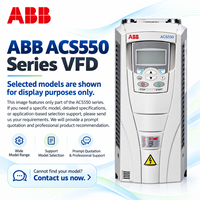 ABB ACS550 Seri VFD Penggerak Frekuensi Variabel 380-480V AC 0.75-160kW Tujuan Umum 55kW 75kW Inverter untuk Kontrol Industri