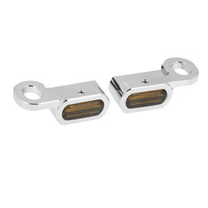 Mini-feux de moto, clignotants LED, adaptés aux accessoires de modification des clignotants Harley Glide et Softail - Product Image 3