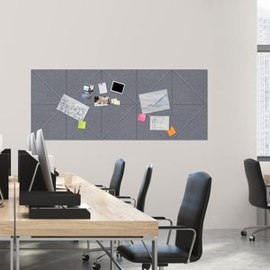 Vật nuôi cảm thấy gạch ốp tường 12 cái bảng thông báo với có thể tháo rời dính tabs cho nhà trường văn phòng tường - Product Image 3