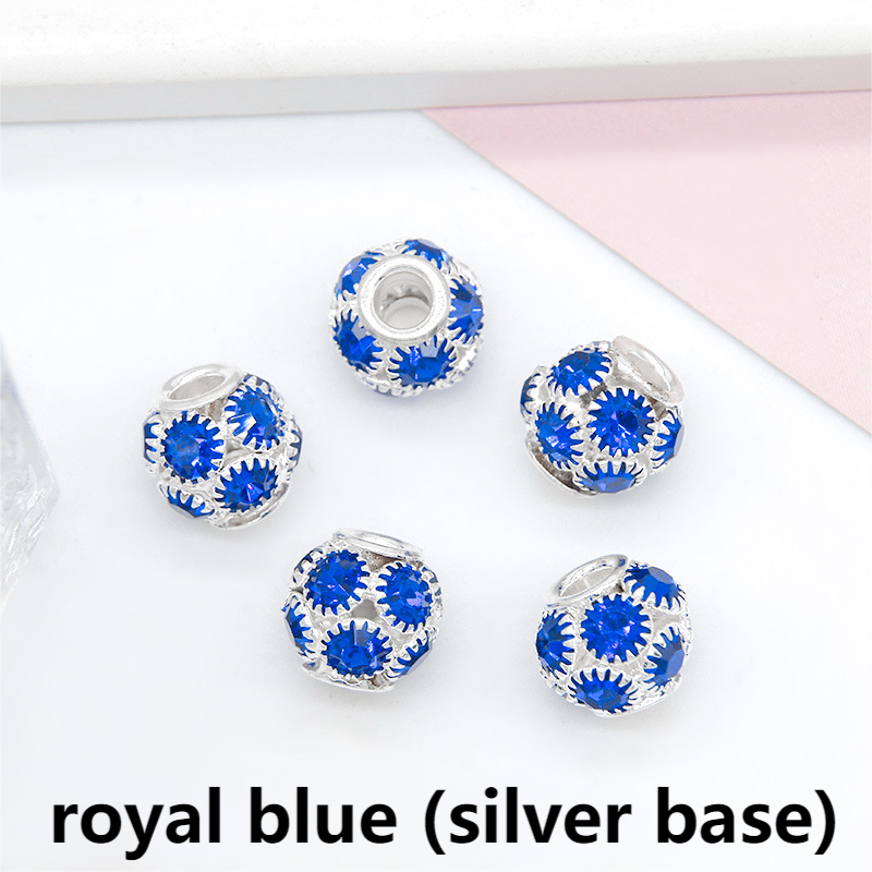 8 royal blue(silver base)