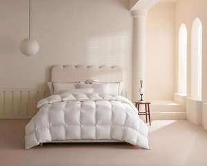 होटल ग्रेड पूर्ण आकार क्वीटेड आराम सभी मौसम पॉलिएस्टर माइक्रोफाइबर बिस्तर नरम गर्म सांस लेने योग्य हाइपोएलर्जेनिक हल्के - Product Image 2