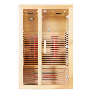 ساونا داخلية فاخرة صغيرة بتصاميم عصرية 1100*1300 ساونا داخلية مبتكرة بالأشعة تحت الحمراء للفنادق - Product Image 2