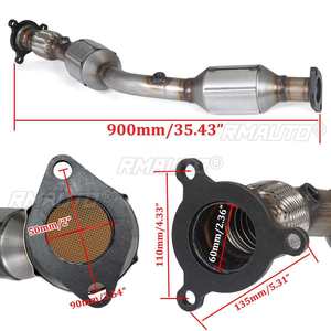 ตัวเร่งปฏิกิริยาสำหรับเชฟโรเลต โคบอลต์ HHR 2.2L/2.4L 4 สูบ ปี 2008 2009 2010 2011 ตัวเร่งปฏิกิริยาสแตนเลส - Product Image 6