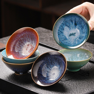 Stile giapponese fatto a mano in ceramica tazza di tè Kung Fu Set da tè Chazhan antica piccola tazza singola Zen Puer tazza di tè tazza cono all'ingrosso - Product Image 3