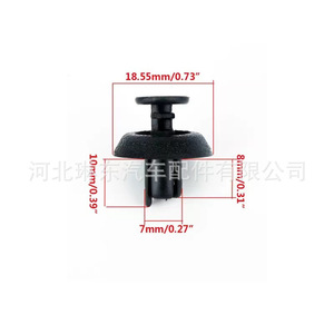 Expansion Plastic <b>Clips</b> 18.55mm For <b>Car</b> Engine Radiator Covers And Grilles 90467-07211 - Product Image 1