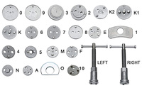 Ensemble d'outils de remplacement de plaquettes de frein, compresseur d'étrier de frein à disque automobile en acier au carbone OEM personnalisé, boîtier rigide