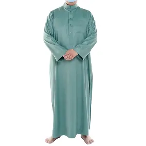 Saudi Arabian men's kaftan dresses Muslim traditional clothing