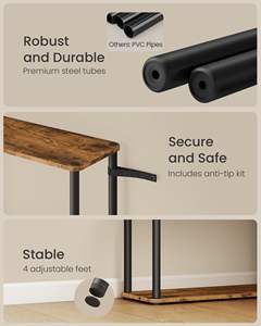 Organisateur Super Rapide à Montage Sans Outil, Étagère de Rangement à 5 Niveaux, 60 x 23,8 x 139 cm, Étagère de Rangement Cuisine - Product Image 6