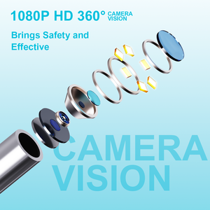 <span class=keywords><strong>Otoscope</strong></span> WiFi 1080P HD avec 6 lumières LED Caméra électrique en plastique pour oreilles et nez pour enfants et adultes-Dispositif médical domestique - Product Image 5