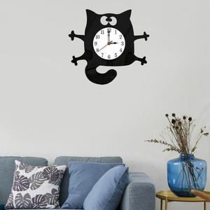 Design moderno orologio da parete a singolo volto cartone animato stile Art Deco a batteria per ufficio e camera da letto a scopo decorativo - Product Image 6