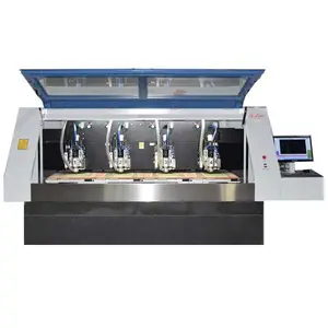 Fabricante de alta qualidade 4 eixos baratos cnc pcb perfuração e especificação da máquina de roteamento