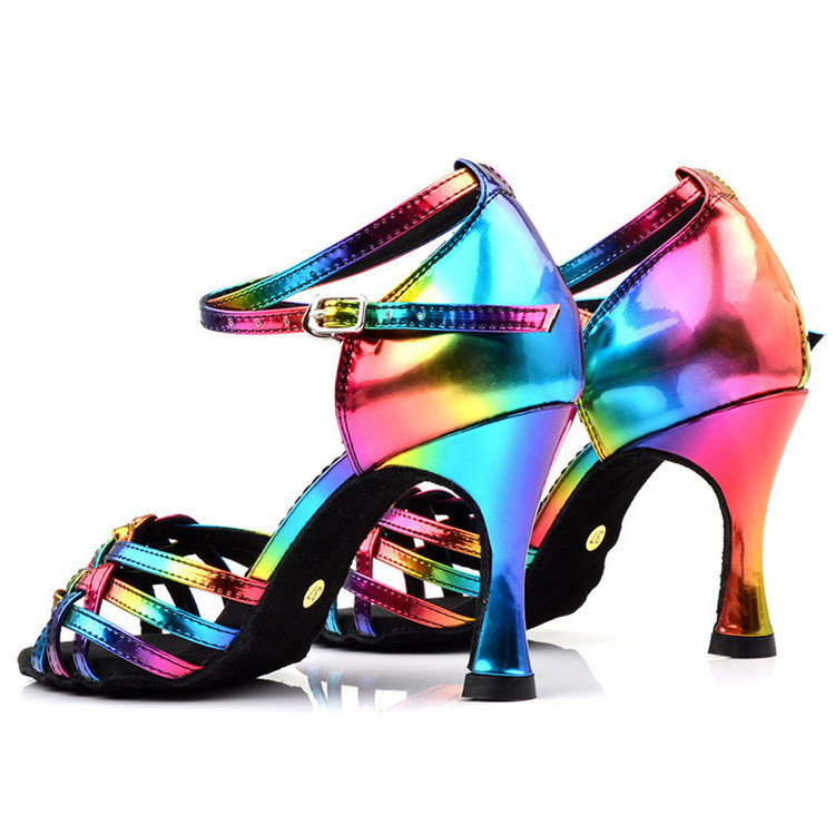 Women Latin Dance Shoes Ballroom Tango Jazz Dancing Shoes High Heel Sandals Wholesale