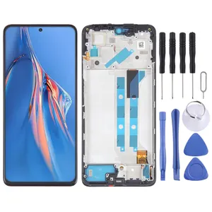 מסך lcd חומר סיטוני עבור xiaomi redmi 11e pro 5g digiizer הרכבה מלאה עם מסגרת