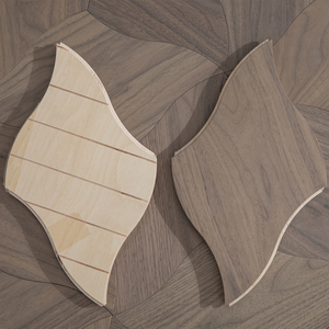 Suelo de Parqué de Nogal Personalizado Multicapa de Hoja Pequeña, Fabricación Directa de Fábrica ODM OEM - Product Image 5