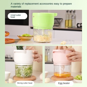 Wholesale Household Manual Small Meat <b>Multifunctional</b> <b>Vegetable</b> <b>Cutter</b> Garlic Stainless Steel Blades Sustainable Plastic - Product Image 2