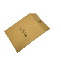 Enveloppe personnalisée imprimée avec œillets métalliques, logo personnalisé, enveloppe en papier, vente en gros, emballage pour petites entreprises