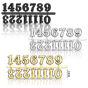 Targa delle parti dell'<span class=keywords><strong>orologio</strong></span> <span class=keywords><strong>da</strong></span> <span class=keywords><strong>parete</strong></span> fai <span class=keywords><strong>da</strong></span> te con <span class=keywords><strong>numeri</strong></span> di <span class=keywords><strong>orologio</strong></span> in oro, argento, nero e nero - Product Image 5