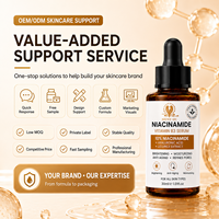 Vente en gros OEM ODM Soin du visage hydratant, éclaircissant, anti-âge, anti-rides, resserrant les pores, à la niacinamide, sans cruauté, végétalien, enrichi en vitamines
