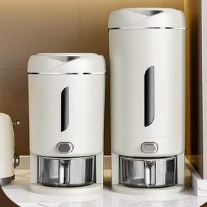 Contenedor de Plástico Hermético a Prueba de Insectos y Humedad con Tapa y Vaso Medidor para Arroz y Granos - Accesorio de Cocina - Product Image 3