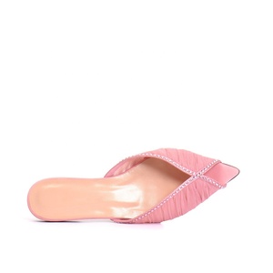 Nuove pantofole da donna in cristallo <span class=keywords><strong>con</strong></span> punta di pietra a punta di muli in rete scarpe basse sandali <span class=keywords><strong>con</strong></span> strass - Product Image 6