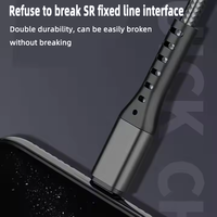 Cable de Carga 3 en 1 Duradero de 5A y 66W, Cable USB para Teléfono con Transmisión de 480Mbps, Accesorios de Cable USB de Carga Rápida