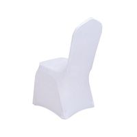 Housses de Chaise de Mariage Blanches Extensibles en Scuba Spandex