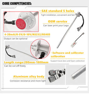 Macsensor kapasite <span class=keywords><strong>4</strong></span>-20mA dizel yakıt deposu seviye sensörü için kamyon yağ sızıntısı - Product Image 5