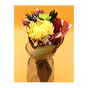 Bouquet da tavolo artificiale multi colore crisantemo decorazione della casa fiore