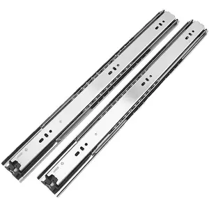 Drawer Slide Slide 3 Fold Ball Bearing Full Extension Kitchen Cabinet Runners Soft Closing Drawer Hardware