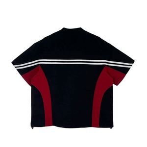 Custom Logo American Streetwear Silk <b>Screen</b> Printed Breathable Quick Dry Unisex Adult Football Jersey with Vintage <b>Mesh</b> Design - Product Image 3