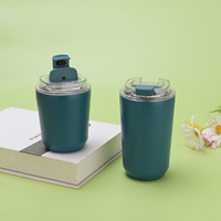 Mug de voyage isotherme à double paroi en acier inoxydable OEM ODM, avec logo personnalisé, sans BPA, anti-fuite, pour e-commerce en gros