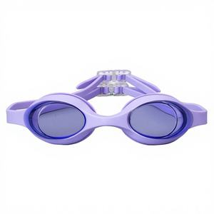Lunettes de natation en silicone pour enfants avec sangle en PC, étanches et anti-buée, lunettes de course - Product Image 1