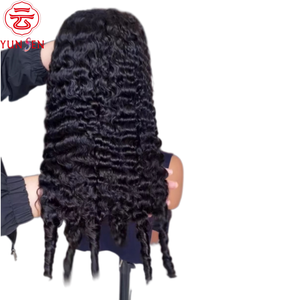 Cabello Humano Virgen 100%, Cabello con Frente de Encaje 13x4, Rizado Birmano, Densidad 300, Cabello Completo para Mujer - Product Image 4