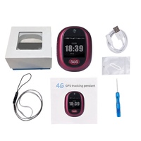 V45 Mini Rastreador GPS Portátil 4G GSM para Niños y Ancianos, Resistente al Agua IP67, Llamada Bidireccional, Botón SOS, 1 Año de Garantía