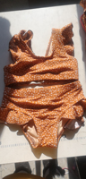Traje de Baño de una Pieza para Niñas, Diseño de Perro Corriendo, Popular entre las Jóvenes