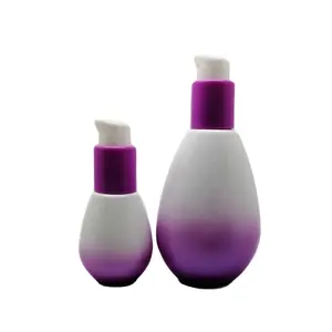 new products tear drop bottle customized logo lotion bottles with pump 30% 50% 100% PCR