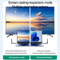 Émetteur et Récepteur HDMI Sans Fil 2.4-5.8GHz, Extension HDTV Audio Vidéo 1TX vers 4RX pour Caméra, PS4 vers TV, Projecteur