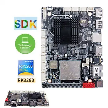 Rockchip Rk3288 Board quad core 32 bit Cortex-A17 Arm Digital Signage Board Ai Wifi5 Android Linux Rk3568 Motherboards