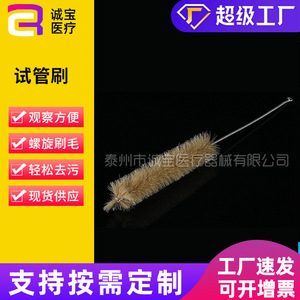 Chengbao Medical Test Tube <b>Brush</b> <b>Small</b> Medium Large Pig Bristle <b>Cleaning</b> Laboratory Use - Product Image 5
