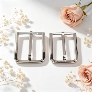 High Corrosion Resistant Stainless Steel Belt Pin Buckle Smooth <b>Mirror</b> Polished Hardware Fitting For Cowhide Belt Accessories - Product Image 1
