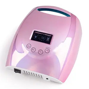 Yaqin 48W Rose Gold Rechargeable Nail Lamp Portable UV Dryer Cordless Led Lamp Customize Logo