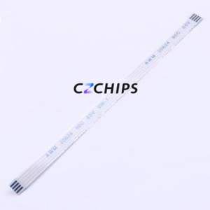 KH-FFC-A1.0-4P-100MM FFC Cable (Flexible Flat Cable) P=1mm Connector 4P 1mm 0.3mm Non-Inverting - Product Image 1