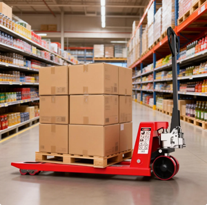 Гидравлический ручной домкрат для тяжелых условий эксплуатации - Ручная тележка для поддонов для складской логистики и обработки материалов - Грузоподъемность 1,5 тонны - Product Image 5