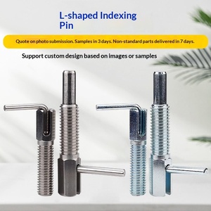 Direktlieferung ab Werk: Edelstahl-Federstift, Aluminiumprofil-Querträger-Positionierer, L-förmiger Knopf, Sicherheits-Fixierstift - Product Image 4