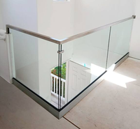 Garde-corps de sécurité professionnel en aluminium et verre pour terrasse de villa et projets de construction résidentielle de luxe