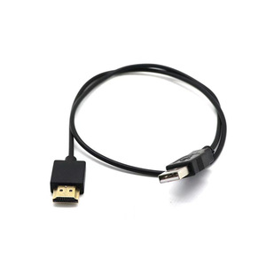 <b>Usb</b> To <b>HdmI</b> Cable 0.5m All Copper Black Car Charger Adapter - Product Image 4