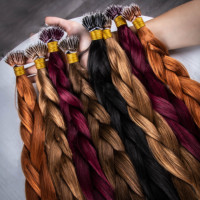 Extensions de cheveux vietnamiennes en gros, extensions de cheveux à pointe en kératine, extensions de cheveux à micro-anneaux, extensions de cheveux humains à nano-perles
