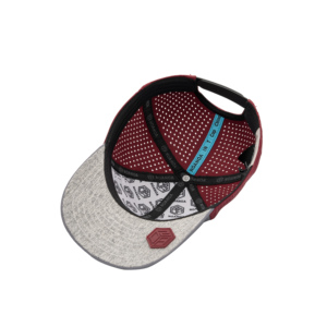 Casquette Snapback TCAP Chine personnalisée, sportive, imperméable, en polyester, avec patch en caoutchouc haute performance - Product Image 6