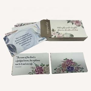 Juego de Tarjetas con Versículos Bíblicos de Afirmación, Impresas en Offset, con Papel Recubierto Personalizado y Cartulina Dúplex - Product Image 6